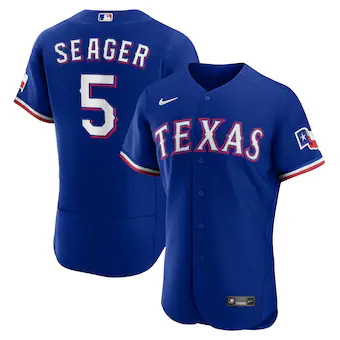 mens nike corey seager royal texas rangers alternate authen